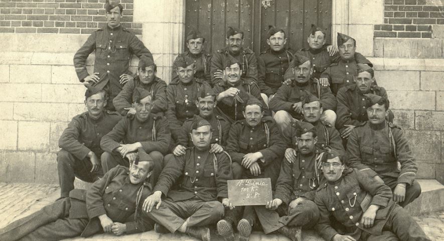 Belgische soldaten uit WO I