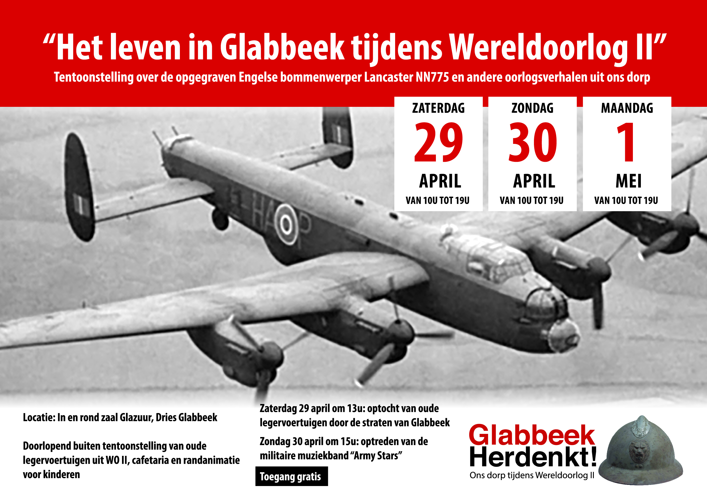 Affiche Glabbeek Herdenkt!